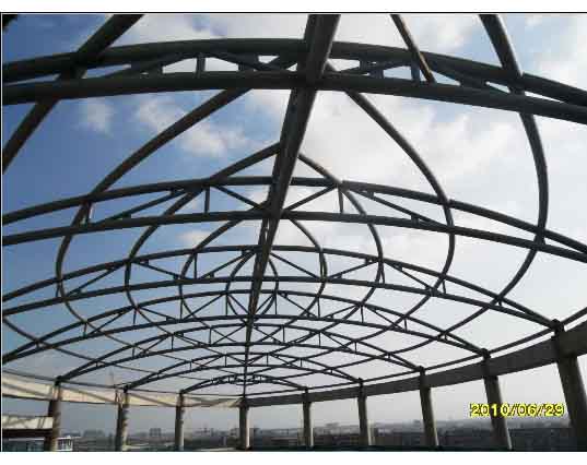 德令哈中煤朔州宾馆管桁架工程